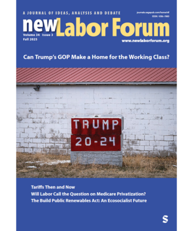 New Labor Forum issue cover.