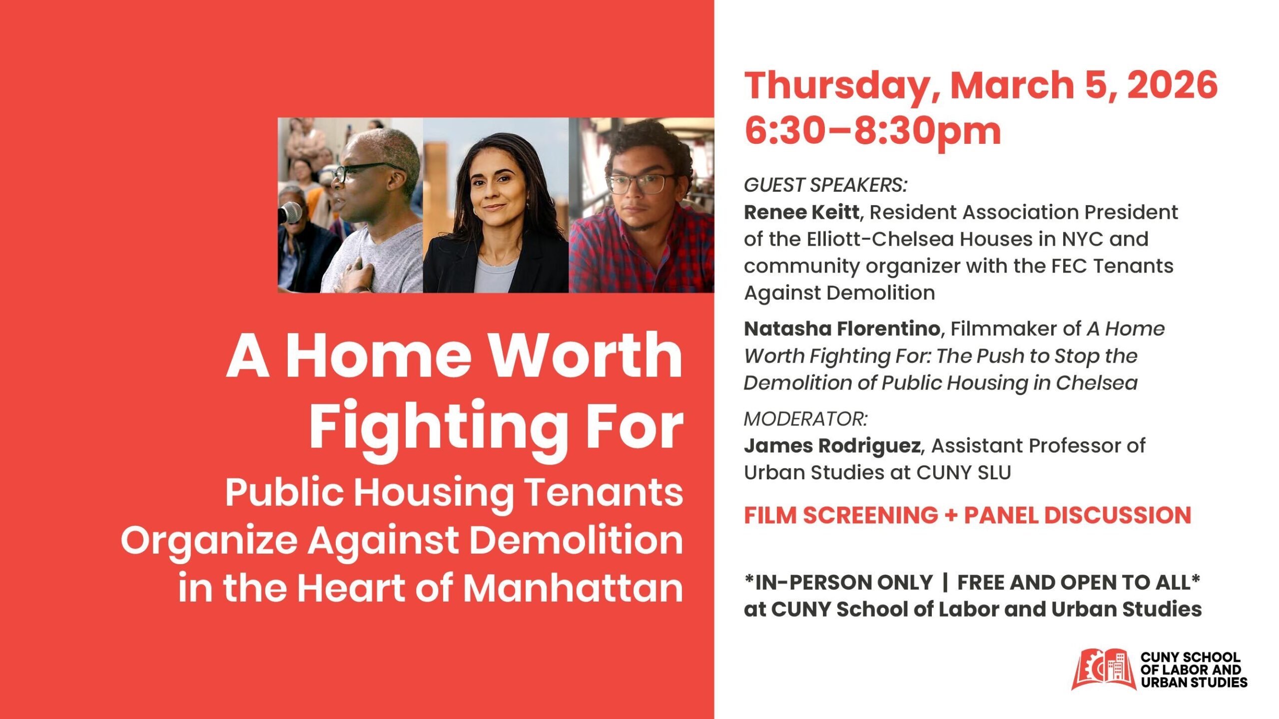 A Home Worth Fighting For: Public Housing Tenants Organize Against Demolition in the Heart of Manhattan