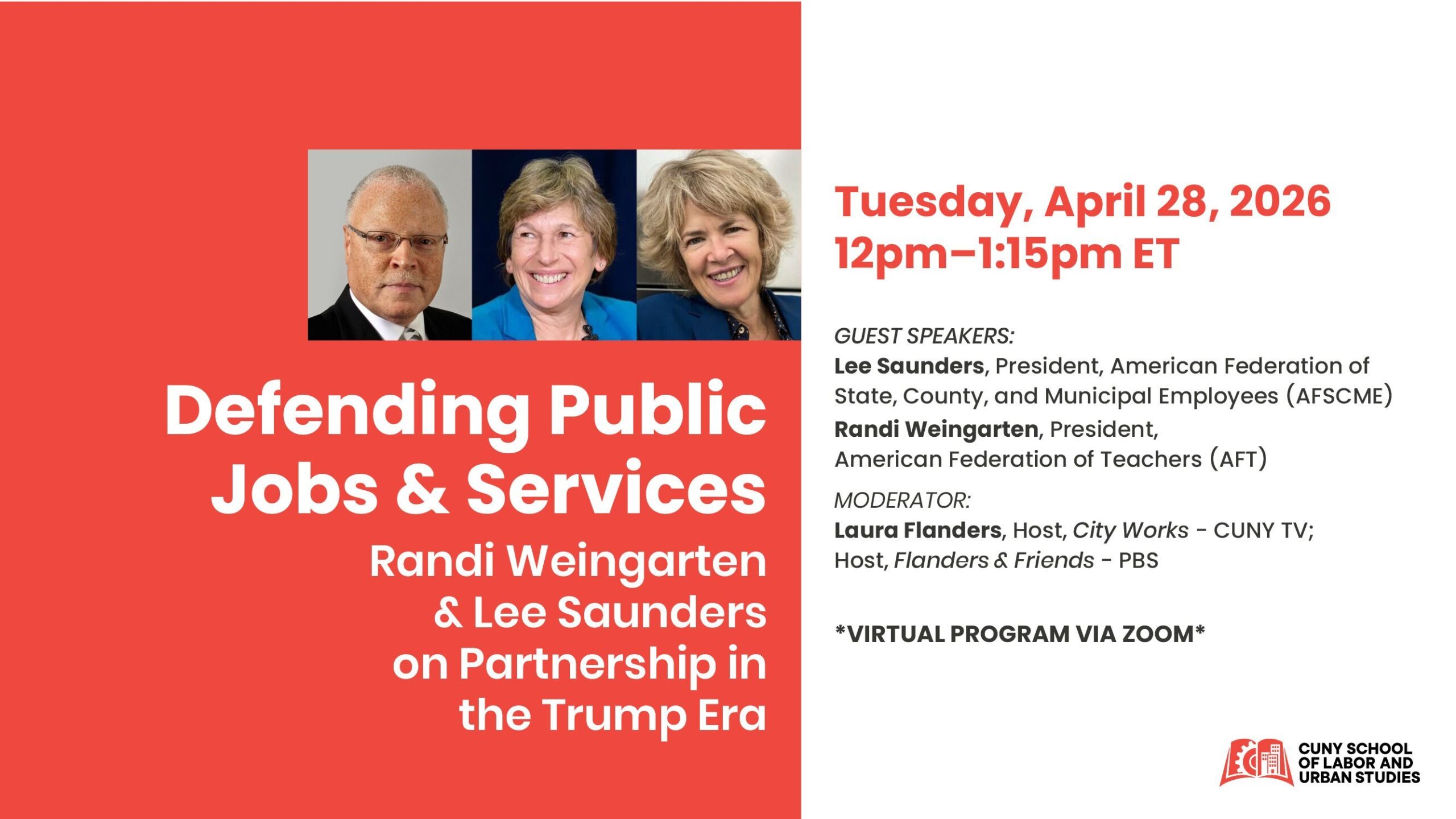 Defending Public Jobs & Services: Randi Weingarten & Lee Saunders on Partnership in the Trump Era